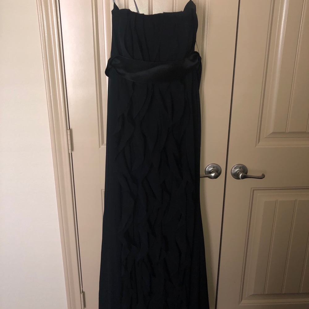 Black bridesmaid dress